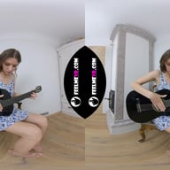 Rebeka Ruby After Guitar Lesson Plays With A Pink Vibrator FeelmeVR vr porn video