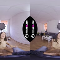 Virtual Reality Nude Striptease With Lady In Red Polina FeelmeVR vr porn video