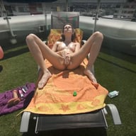 Skinny Model Josie Jilling With A Dildo In The Rooftop Sun VRgoddess vr porn video
