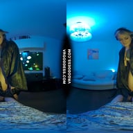 Brille Giving Sexy Striptease Lapdance With Pussy Licking Dildo For Ingrida Pov VRgoddess vr porn video