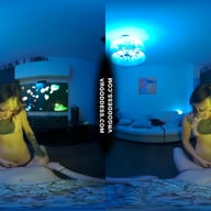 Brille Giving Sexy Striptease Lapdance With Pussy Licking Dildo For Ingrida Pov VRgoddess vr porn video