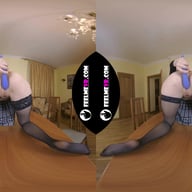 Lilly Mays Masturbates With A Vibrator On The Table 180VR FeelmeVR vr porn video