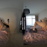 Fetish Video With Josie Stuffing Her Pussy With Glowsticks And Hitachi Vibe To Orgasm VRgoddess vr porn video