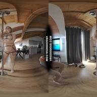 Diana And Ingrida Giving Each other Sexy Striptease Lapdances Fingering Pussies On Vacation VRgoddess vr porn video