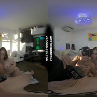 Penis Kissing Handjob Miss Pussycat And Lika Cock Worshiping Double Girl Double Pleasure Cum On Tits VRgoddess vr porn video