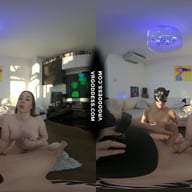 Penis Kissing Handjob Miss Pussycat And Lika Cock Worshiping Double Girl Double Pleasure Cum On Tits VRgoddess vr porn video