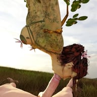 VReal_18K Poison Ivy Spinning Blowjob while Hanging from a Tree (Arkham Knight parody) - 3D CGI render vr porn video