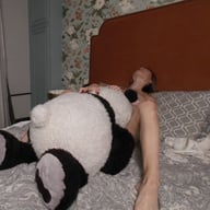 Celestine Beautiful Photoshoot With Panda Plushies TV vr porn video