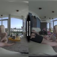 Skinny Pale Ingrida Giving Me Risky Public Rooftop Blowjob Getting Caught Letting Me Cum On Her Tits VRgoddess vr porn video