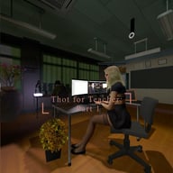 Thot for Teacher Part 1 (with inner thot dialogue) Raging Simian vr porn video