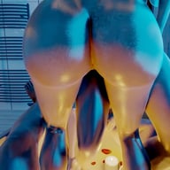 Claire and Ada grinding on a tub with Jill and Ashley masturbating - Resident Evil parody VReal18K vr porn video