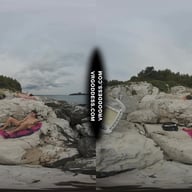 Bombshell Nude Beach Babe Rebeka Ruby Masturbates With Dildo Risky Public Jilling Friends Sunbathing VRgoddess vr porn video
