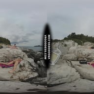 Bombshell Nude Beach Babe Rebeka Ruby Masturbates With Dildo Risky Public Jilling Friends Sunbathing VRgoddess vr porn video