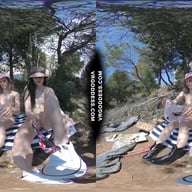 Matty And Josie Public Masturbation Outdoors Next To Abandoned Building VRgoddess vr porn video