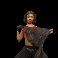 Ebony Giantess 2.0 Lovely Flowers Ebony VR Solos vr porn video