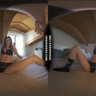 Explicit Pussy Licking Cheri Loves Muching On Josies Box Cool Mirror Reflection VRgoddess vr porn video