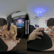 Nerdy Teen Rosalina Loves Sucking On My Balls And Dick Lets Me Cum On Her Tits VRgoddess vr porn video