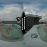Behind The Scenes Filming Pretty Lika Rooftop Jacuzzi Dildo Masturbating VRgoddess vr porn video