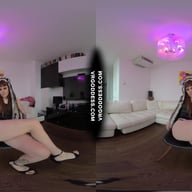 Tattoo Goddess Striptease Cosplay Finger Blasting Her Hairy Milf Brilla VRgoddess vr porn video