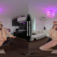 Tattoo Goddess Striptease Cosplay Finger Blasting Her Hairy Milf Brilla VRgoddess vr porn video