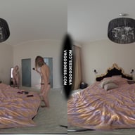 Lesbian Sex Strapon Fucking Sucking Layla With Miss Pussycat VRgoddess vr porn video