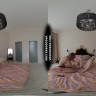 Lesbian Sex Strapon Fucking Sucking Layla With Miss Pussycat VRgoddess vr porn video