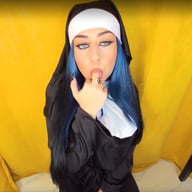 Nun Love To Suck Two Cocks (THREESOME) With Aya Goldie StefanSteelFantasy vr porn video