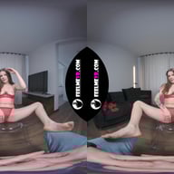 Virtual Reality Striptease With New Teen Model Ksenija FeelmeVR vr porn video