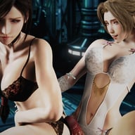 Double Pussyjob - Final Fantasy ft. Tifa Lockhart, Aerith Gainsborough, Rude (A XXX Parody) pov porn