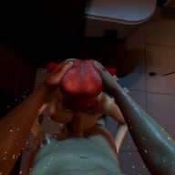 Akiko - Unexpected Shower - PART 1 Pig Bros Productions vr porn video