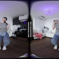 Big Boob Model Sofie Striptease Dildo Masturbation Until She Cums VRgoddess vr porn video