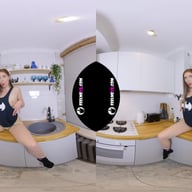 Margarita Young Teen Virtual 3D Strip in Kitchen FeelmeVR vr porn video
