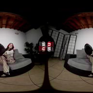 Red-haired Office Siren Puts On A Teasing Show With Her Heels And Fishnets Redsnow VRFootFetish vr porn video