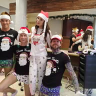 SANTA's SNEAKY WIFE in MONSTER COCK GANGBANG hd vr porn video