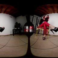 Hottie In Leather Pants Is The Queen Of Foot Teasing Redsnow VRFootFetish vr porn video