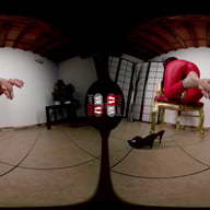 Hottie In Leather Pants Is The Queen Of Foot Teasing Redsnow VRFootFetish vr porn video