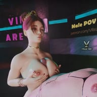 Dirty Talk Titjob - your dick will explode between the tits of Scarlet Fyre, our new OC full video