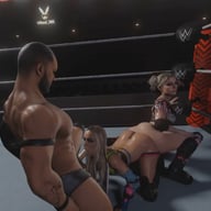 WWE - Liv Morgan and Alexa Bliss reverse spitroast (ass-to-ass) threesome (A XXX Parody) porn