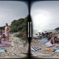 Kirstina With Her Friends Emmux And Rebeka Ruby Nude Beach Picnic And Sunbathing VRgoddess vr porn video