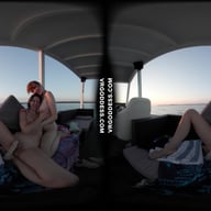 Lily Mays Uses Dildo And Her Pussy Licking Tongue On Rebeka Ruby Sunset Boat Ride VRgoddess vr porn video