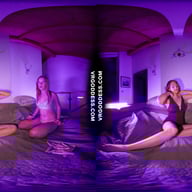 Late Night On Vacation With Mira And Kristina Clothespins And Shared Pain Giving And Receiving VRgoddess vr porn video