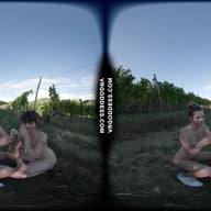 Josie And Sofie On Vacation In Italy Naked In Wine Vineyard During Harvest Time VRgoddess vr porn video