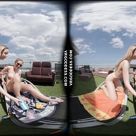 Babyhunterz With Her New Friend Kitty Kate Sunbathing Nude And Touching Under The Sun VRgoddess vr porn video