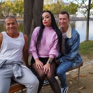 VR BEHIND THE SCENES PART TWO - DOUBLE MEAT SANDWICH (DVP) Makes THICK MILF SQUIRT BUCKETS of JOY JUICE