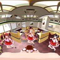 Sexy Dancing Anime Girls in Cafe with Blowjob SVP HentaiGirl vr porn video vrporn.com virtual reality