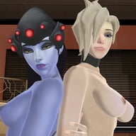 Overwatch - Double Buttjob Lewd FRAGGY HentaiGirl vr porn video vrporn.com virtual reality