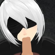 Nier Automata - 2B Sensual BJ Lewd FRAGGY HentaiGirl vr porn video vrporn.com virtual reality