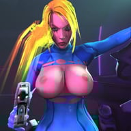 Samus Aran Holds Her Captive At Gunpoint (A XXX Parody) porn