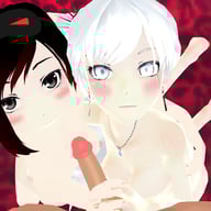 RWBY - Double Fun Weiss &amp; Ruby Lewd FRAGGY hentai girl vr porn video vrporn.com virtual reality