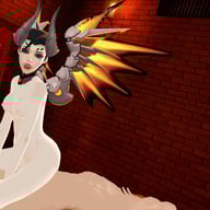 Overwatch - Mercy Rear View Lewd FRAGGY HentaiGirl vr porn game vrporn.com virtual reality